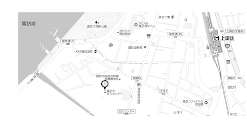 会場までの地図