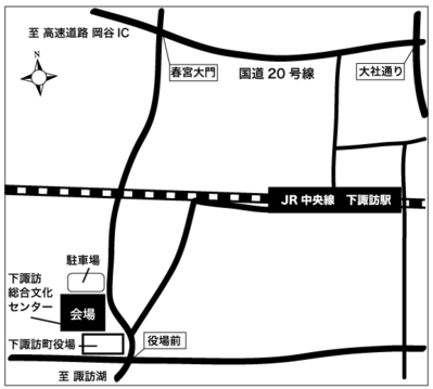 会場までの地図